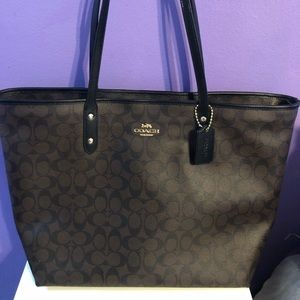 Coach Logo Tote Bag (100% Authentic)